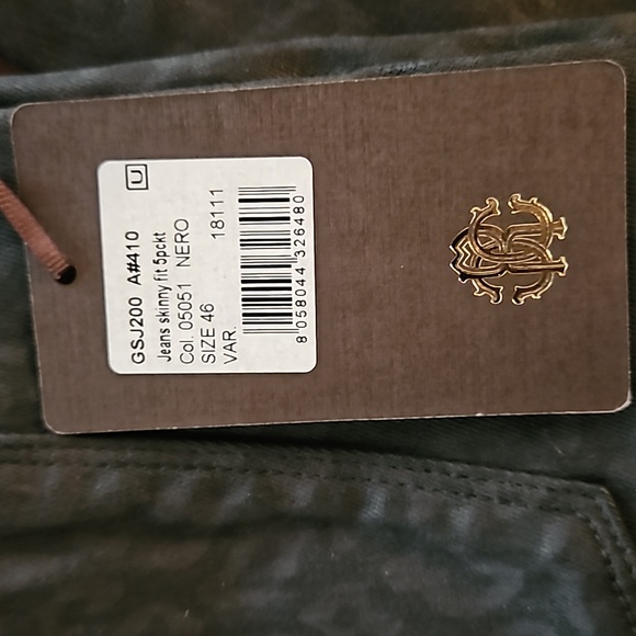 Authentic Roberto Cavalli Jeans animal print NWT - Picture 3 of 5